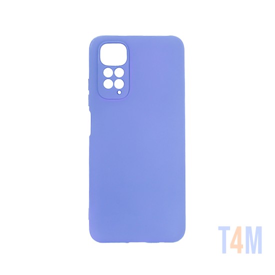 Funda de Silicona con Marco de Cámara para Xiaomi Redmi Note 11 Pro Púrpura